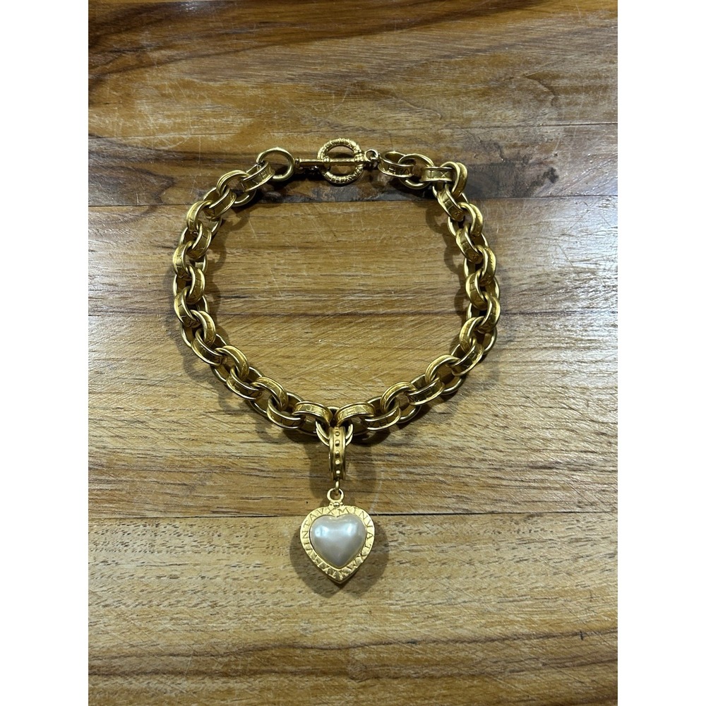 Carolee Runway Choker Necklace Removable Heart Pendant Vintage